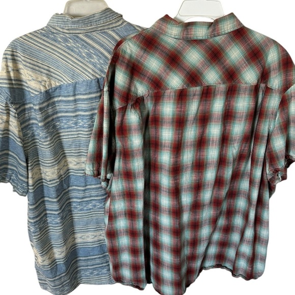 Foundry Button Down Short Sleeve Shirts 4XLT - Picture 3 of 7